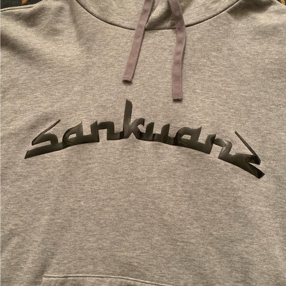 🌙 PUMA X SANKUANZ LOGO GREY LONG SLEEVE PULLOVER HOODIE - SIZE SMALL 🌙 - Picture 2 of 14